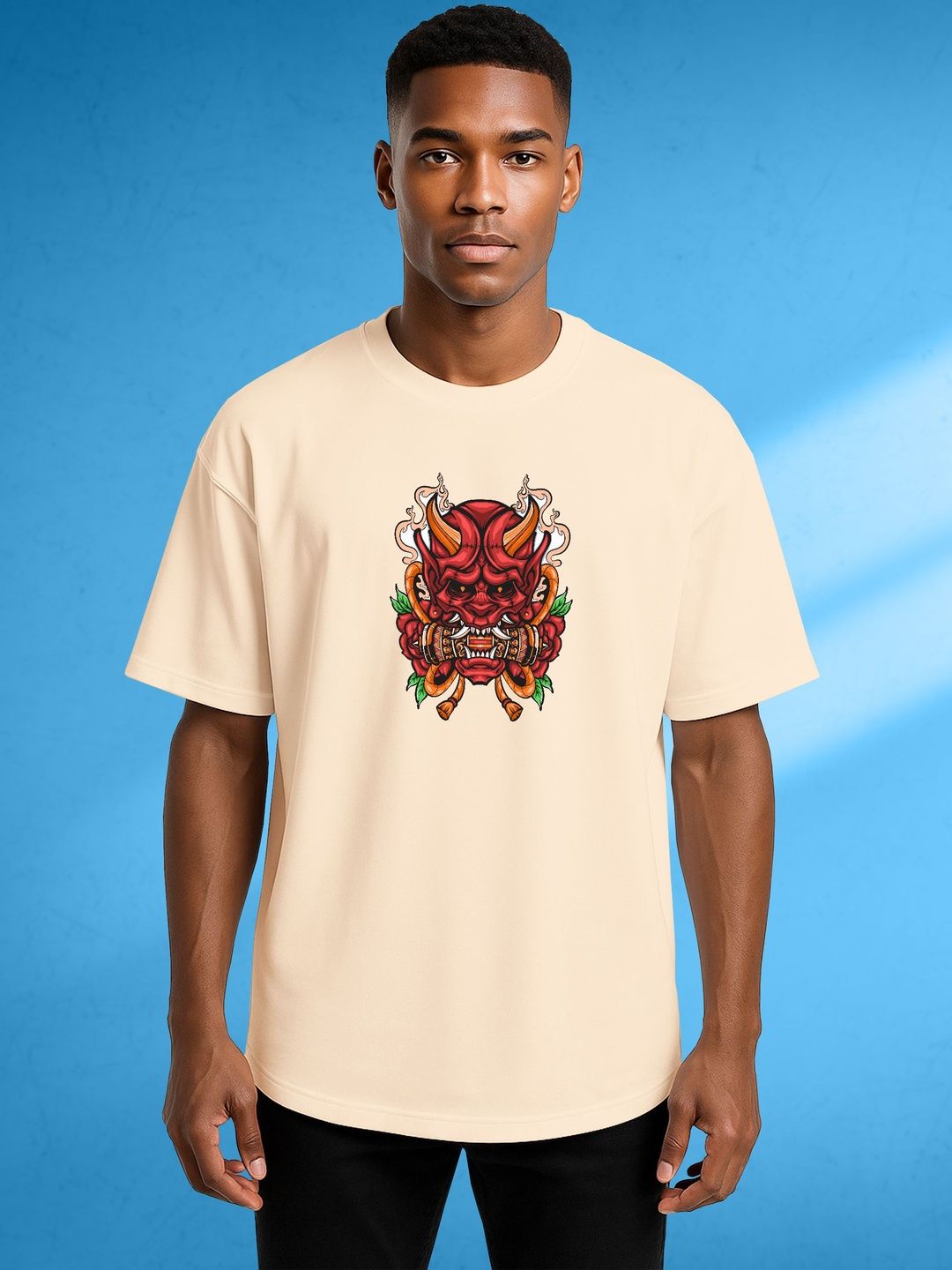 BUYTHATTRENDZ Men Cotton Printed Oversized T-shirt-picture-13