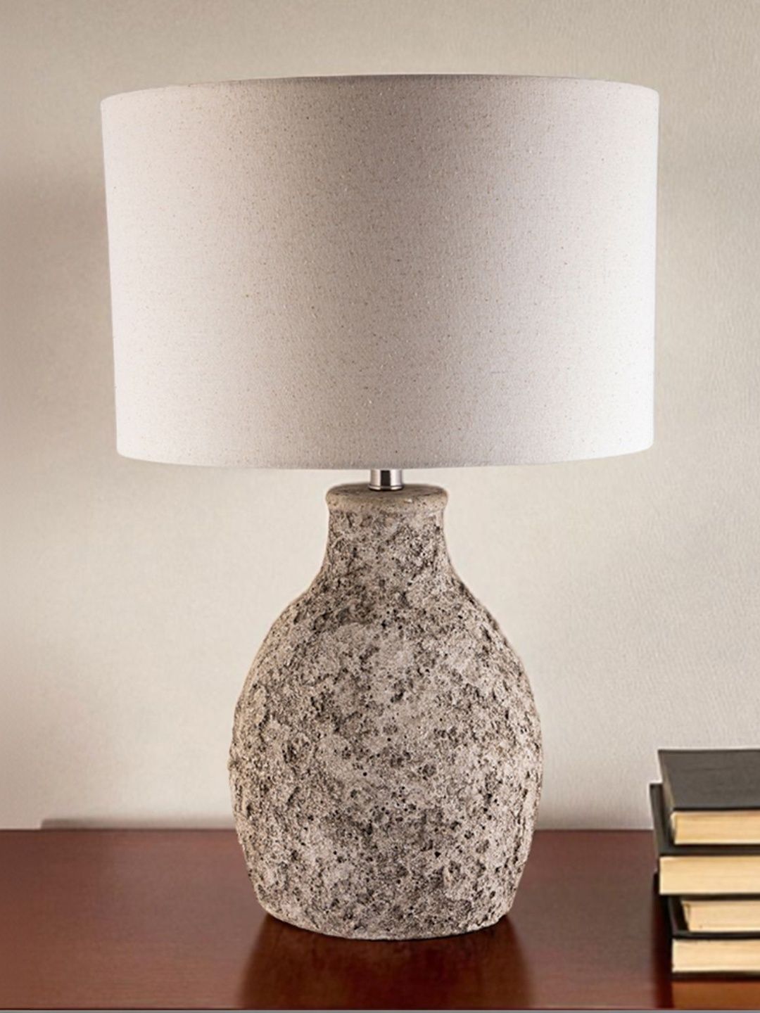 AARVI DECOR STUDIO Black Printed Aluminium Industrial Spherical Table Lamp with Adjustable Cord-picture-11