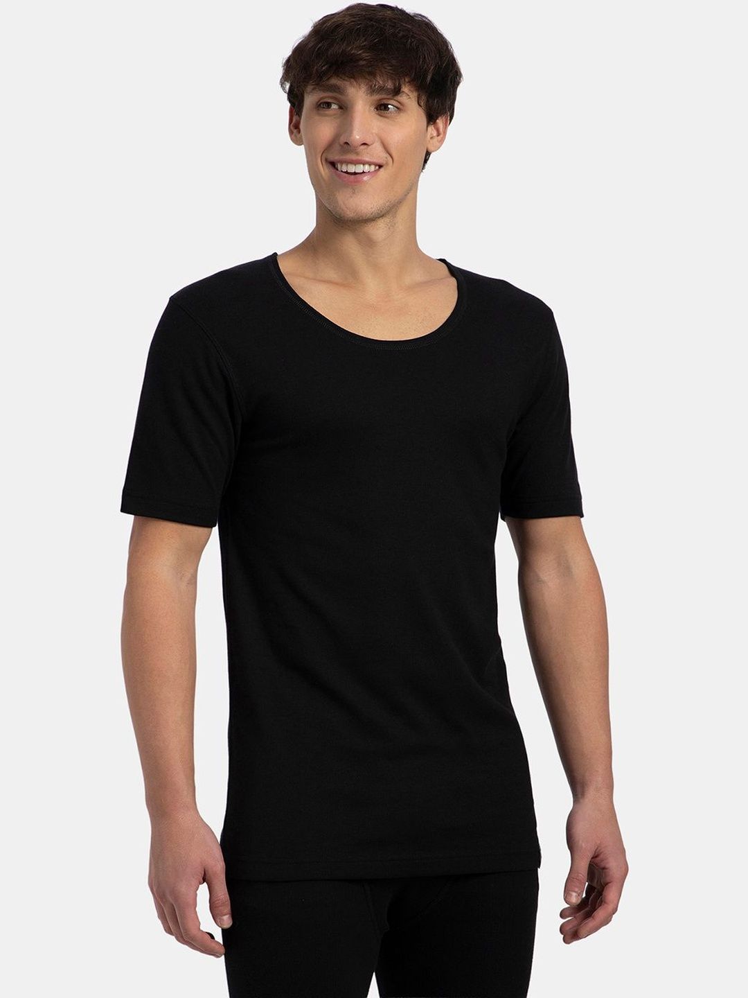 Jockey Super Combed Cotton Brushed Fabric Thermal Undershirt with StayWarm Technology-2402-picture-18