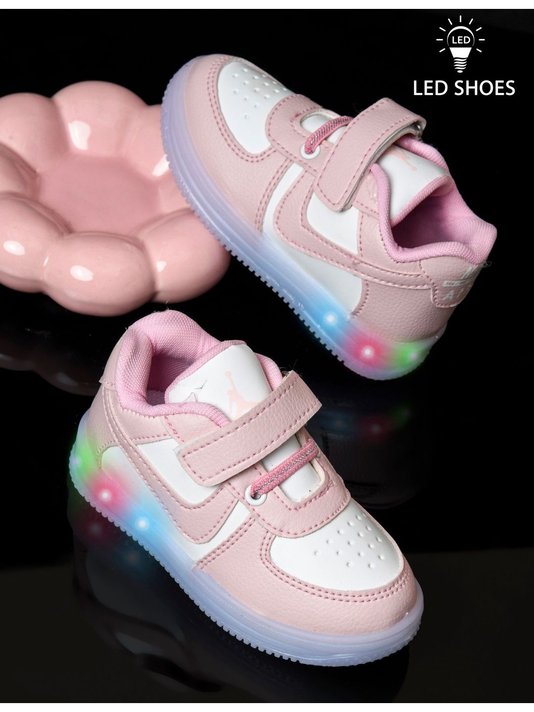 KATS Kids Colourblocked LED Sneakers Casual Shoes-picture-33