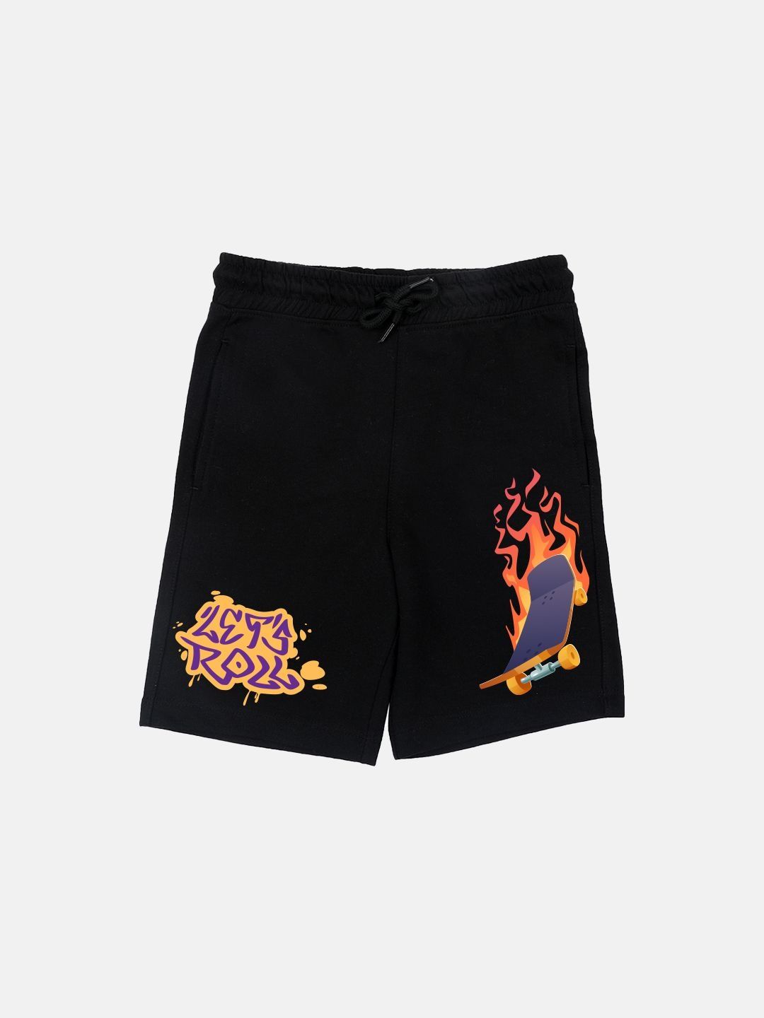 YK Boys Character Printed Regular Fit Outdoor Shorts-picture-23