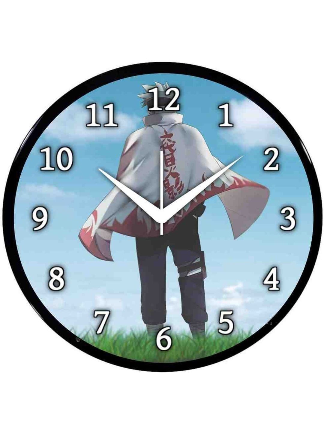 Babawill Anime Black Timer Round Battery Analogue Wall Clock - 10"-image-49