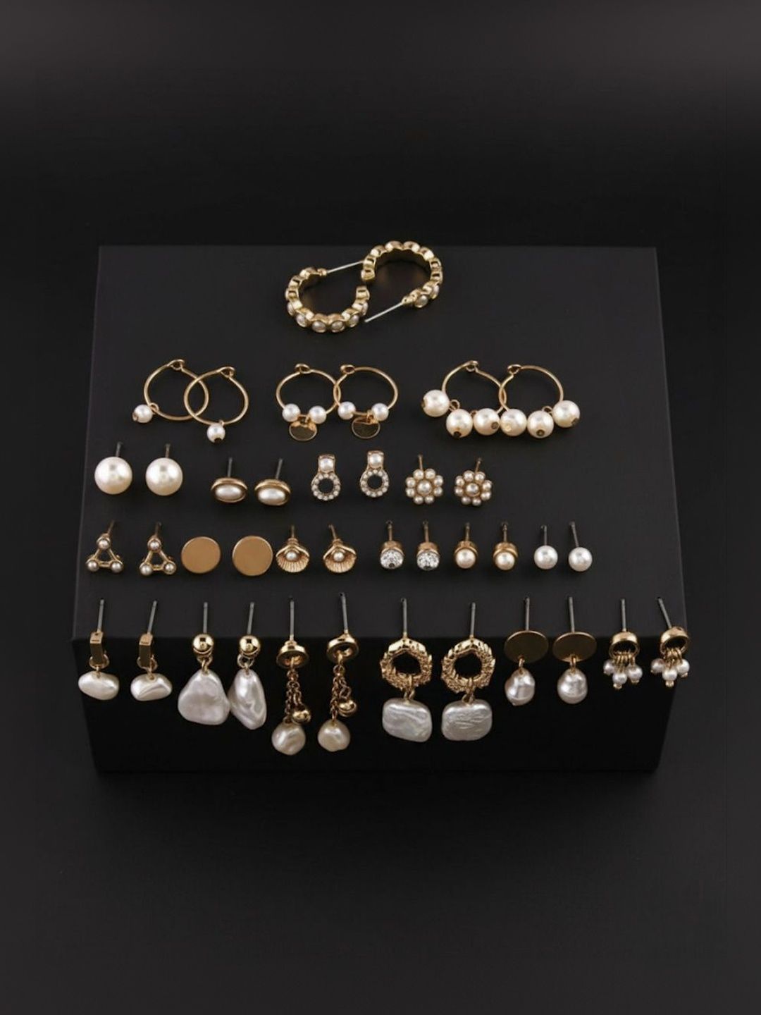 DressBerry Geometric Drop Earrings-picture-22