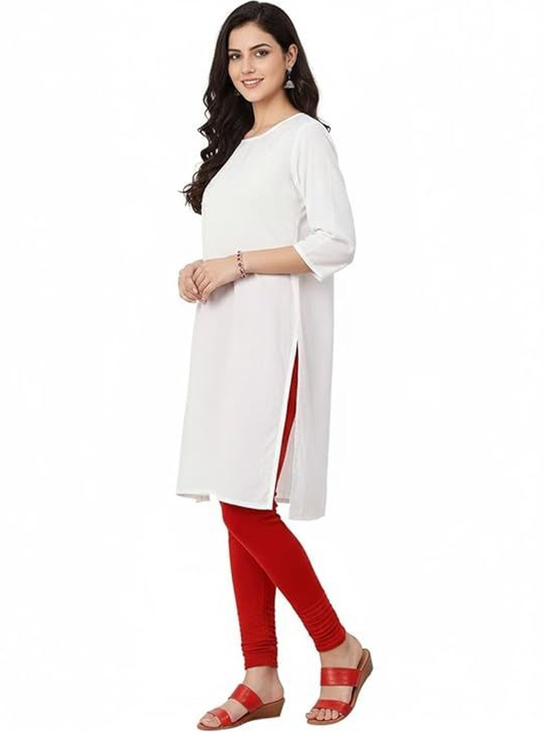 Thrifty Thread Churidar Length Leggings-picture-18