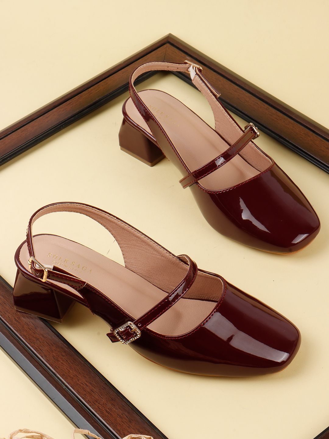 Sole Saga Block Peep Toes