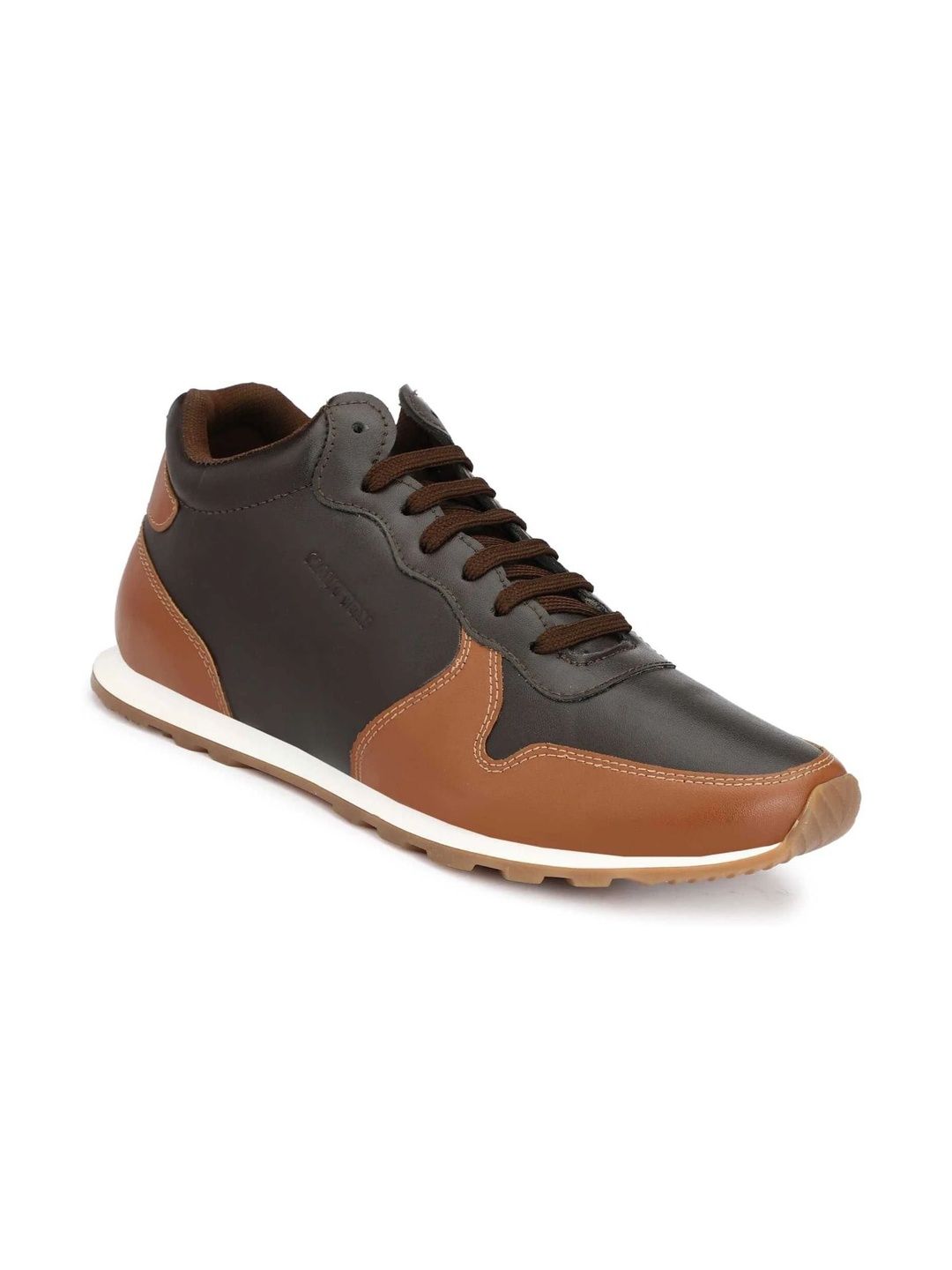 HAUTTON Men Colourblocked Leather Sneakers-picture-39