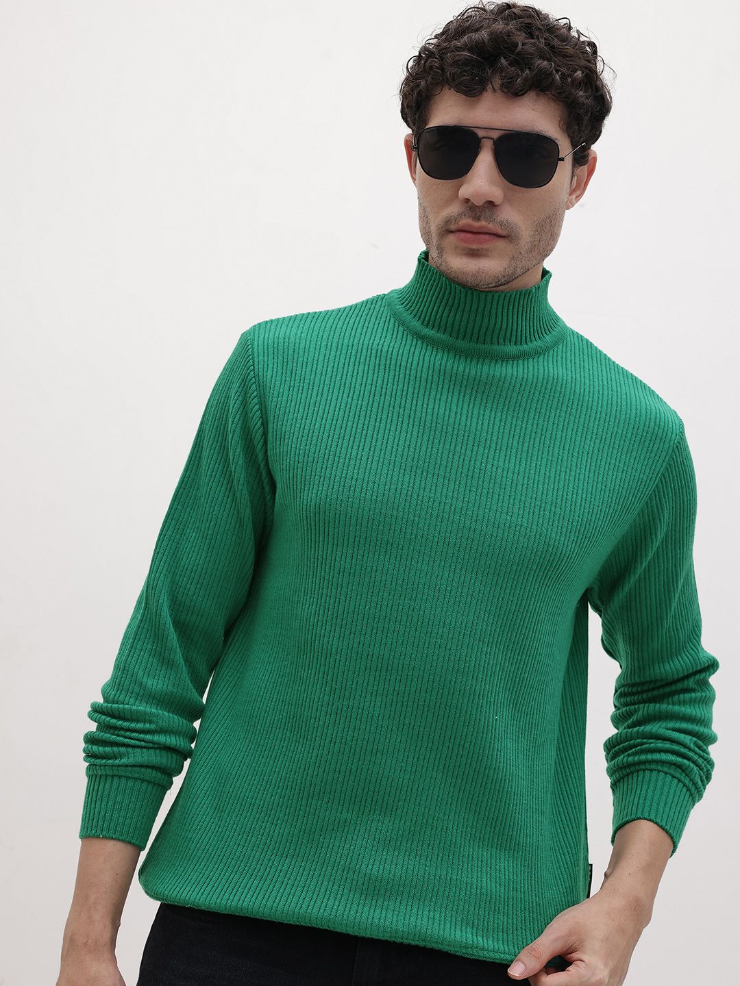 The Roadster Life Co. Ribbed High Neck Pullover-picture-39