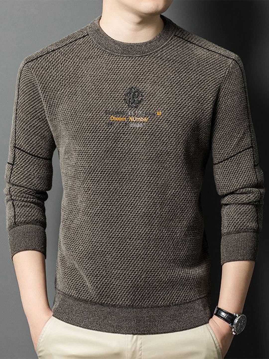 StyleCast x Revolte Round Neck Pullover Sweater-picture-27