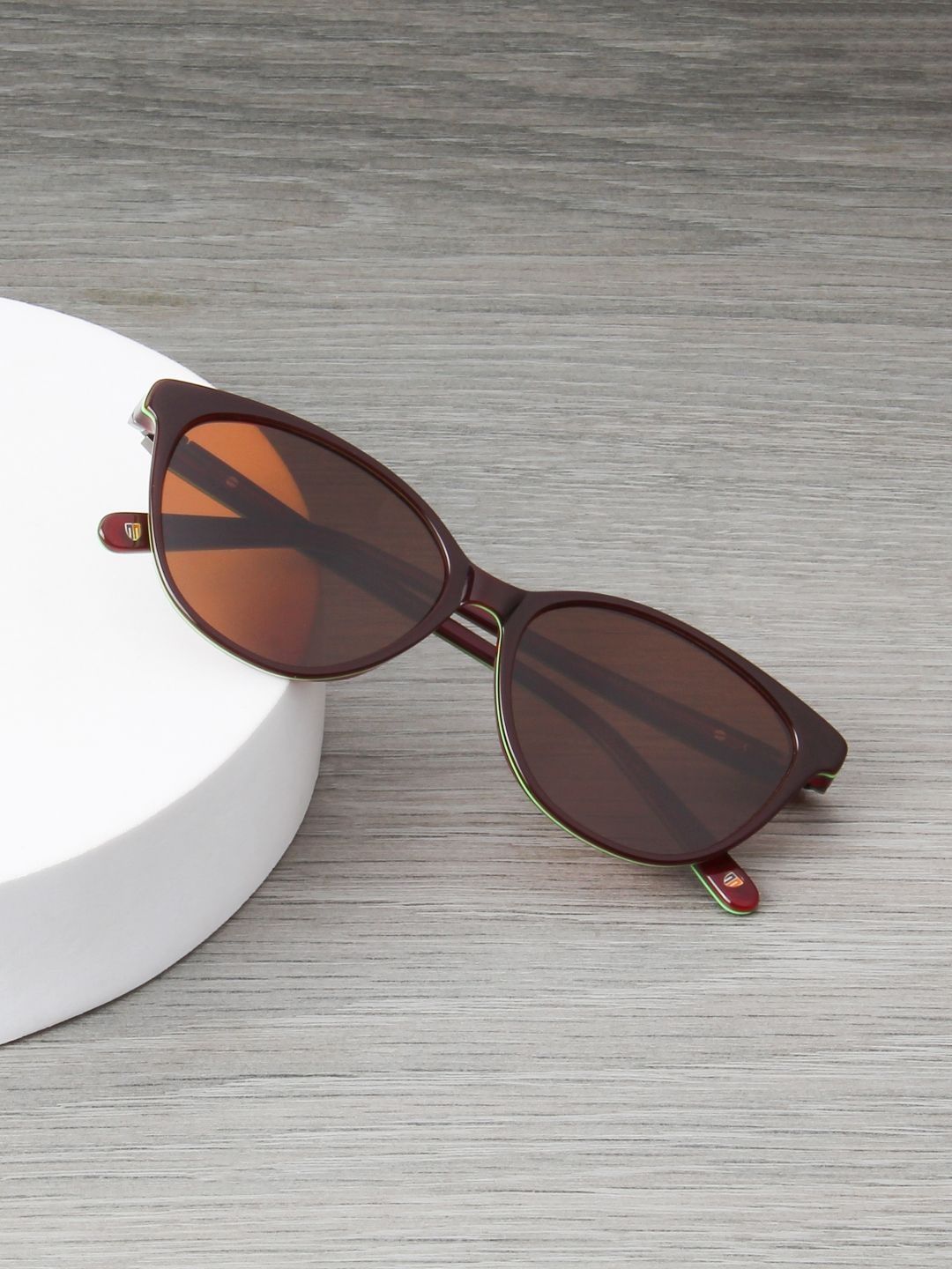 Ted Smith Women Brown Lens & Red Cateye Sunglasses with-image-28