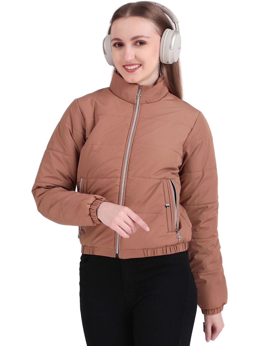 Brazo Women Lightweight Crop Puffer Jacket-picture-34