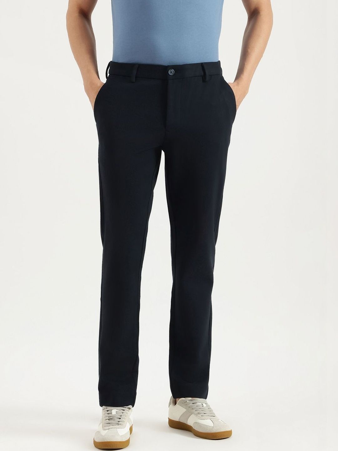 United Colors of Benetton Men Slim Fit Trousers-image-18