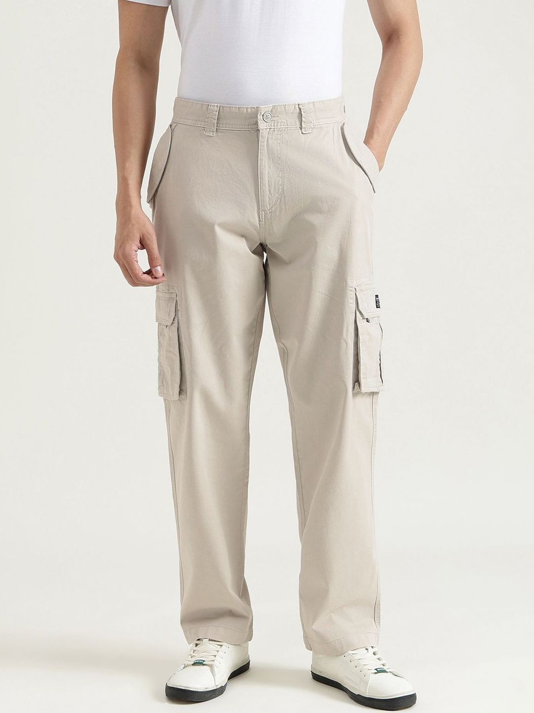 United Colors of Benetton Men Straight Fit Trousers-picture-26