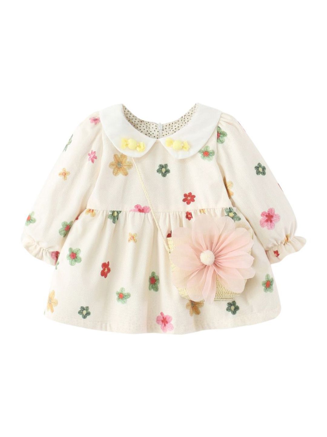 StyleCast x Revolte Embroidered Peter Pan Collar A-Line Midi Dress-picture-42