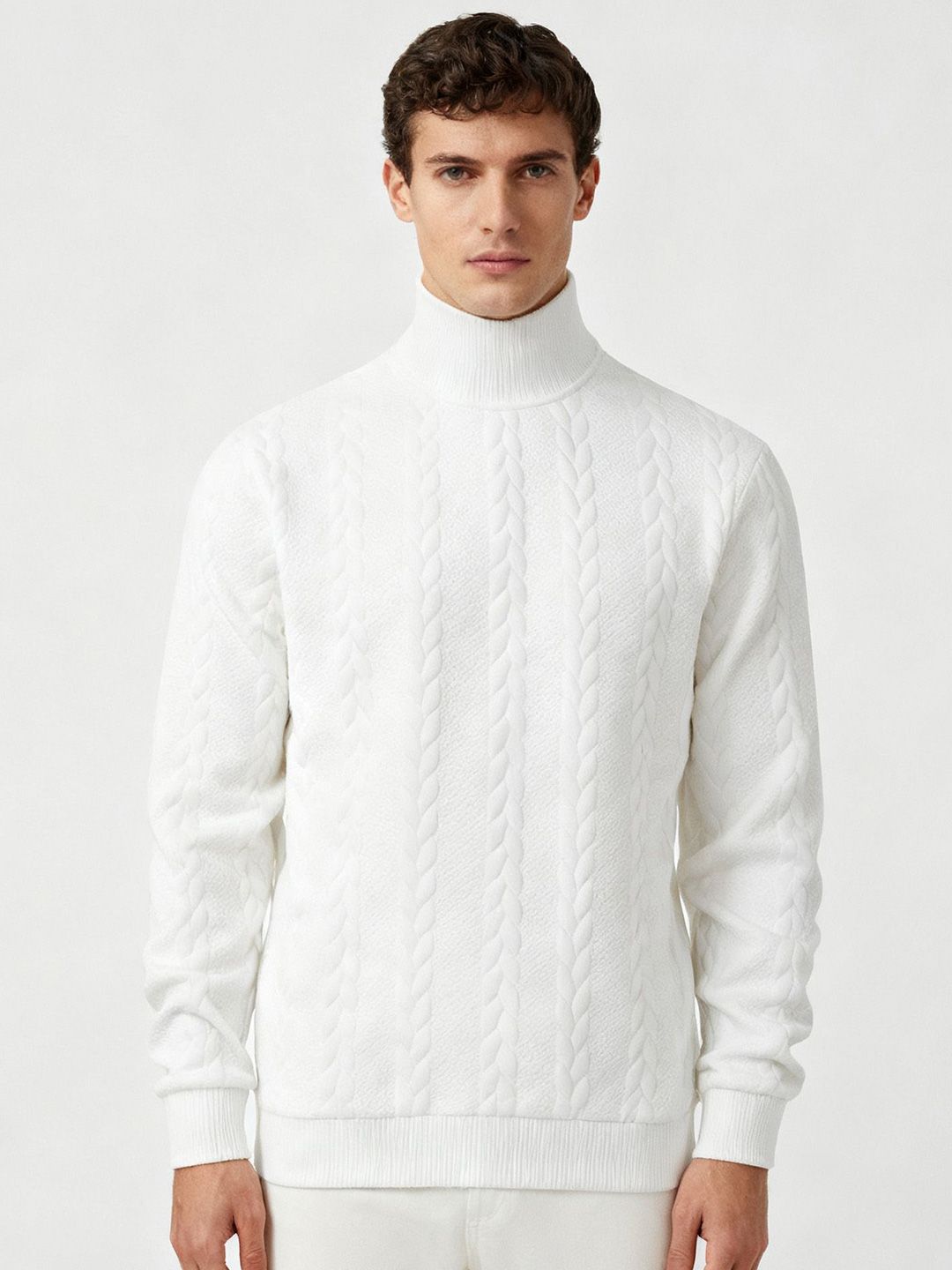 StyleCast x Revolte Long Sleeves High Neck Pullover-picture-37