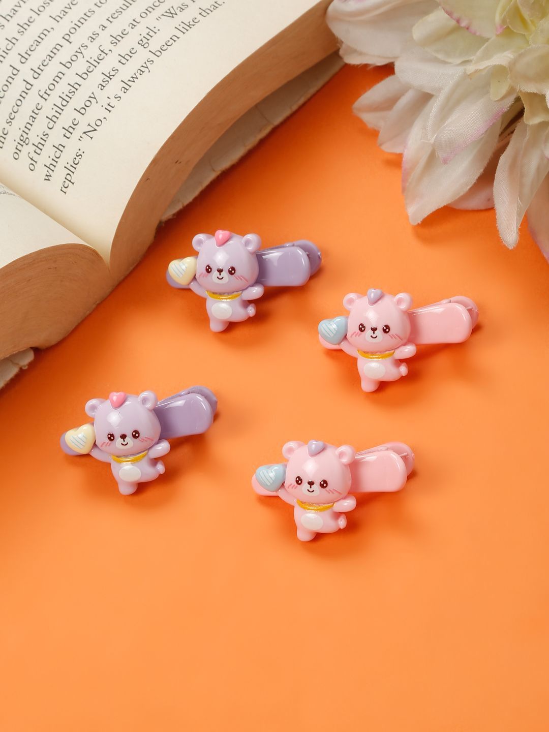 Stoln Girls Set of 4 Alligator Hair Clip-picture-27