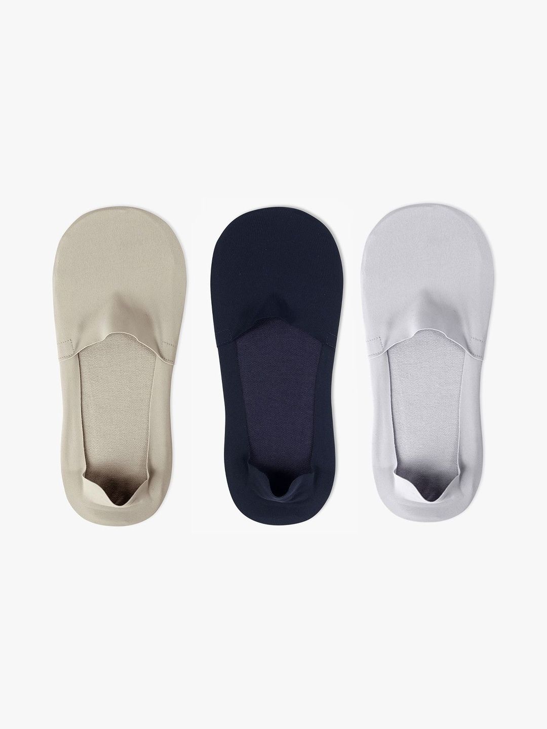 TOFFCRAFT Pack of 3 Men Cotton Shoe Linear Length Socks