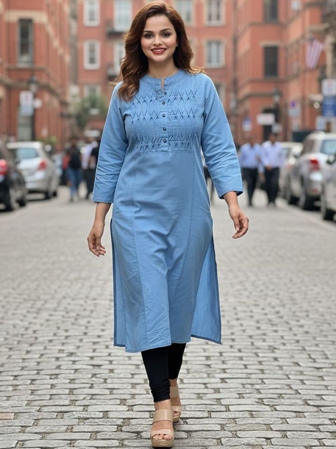 SK Creation Woven Design Kurti-picture-25