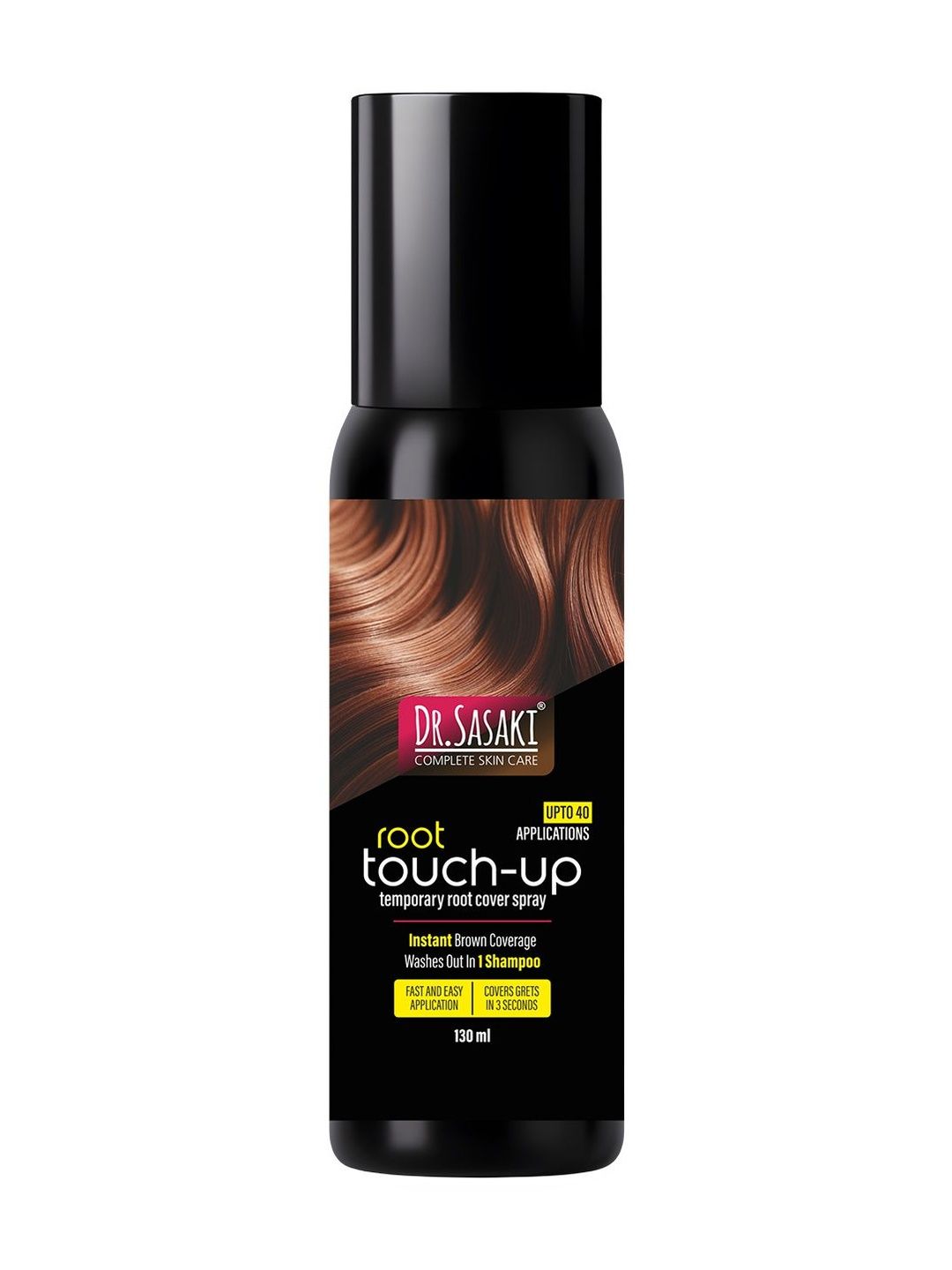 DR.SASAKI COMPLETE SKIN CARE Root Touchup Temporary Root Cover Spray - 130 ml - Brown-picture-51