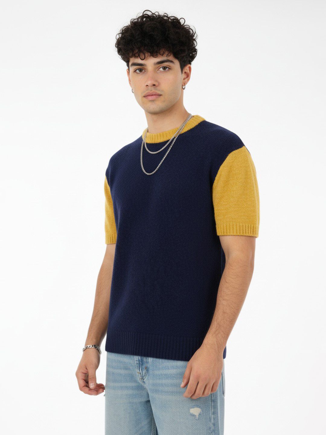 glitchez Round Neck Relaxed Fit Pullover-picture-33