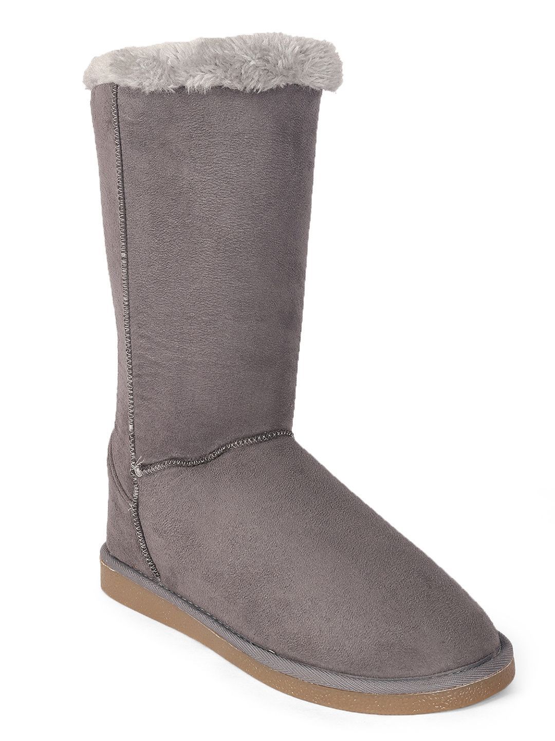 Carlton London Womens Ankle-High Cozy Winter Boot with Side Zipper-picture-14