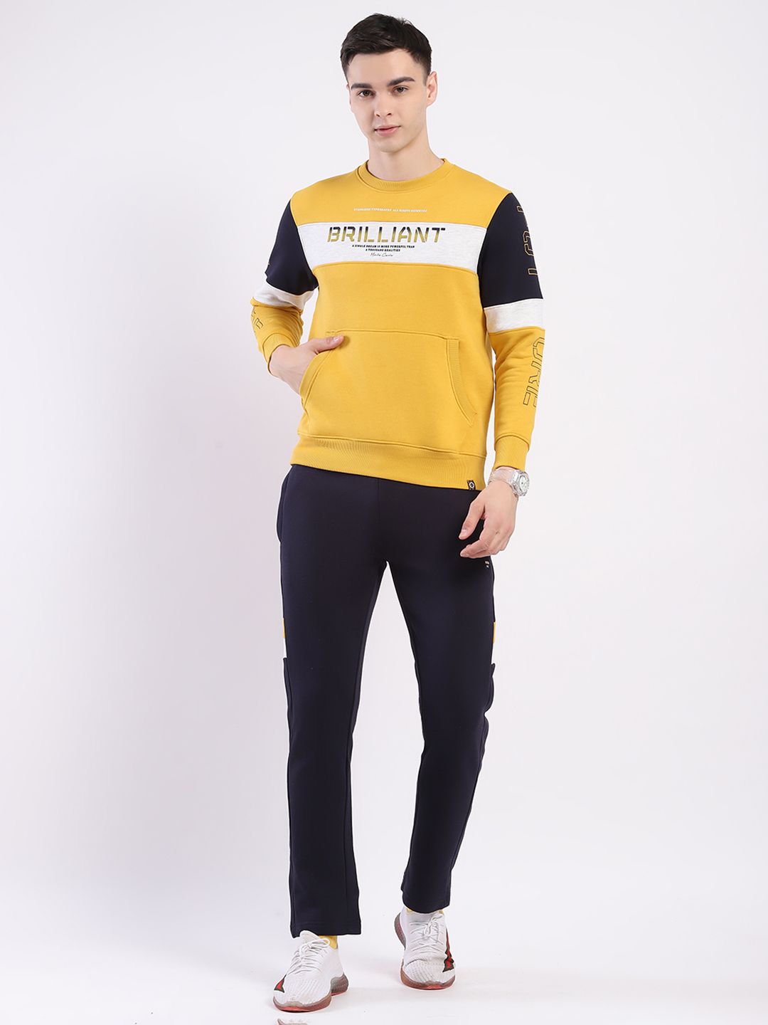 Monte Carlo Typography Printed Round Neck Tracksuit-image-47