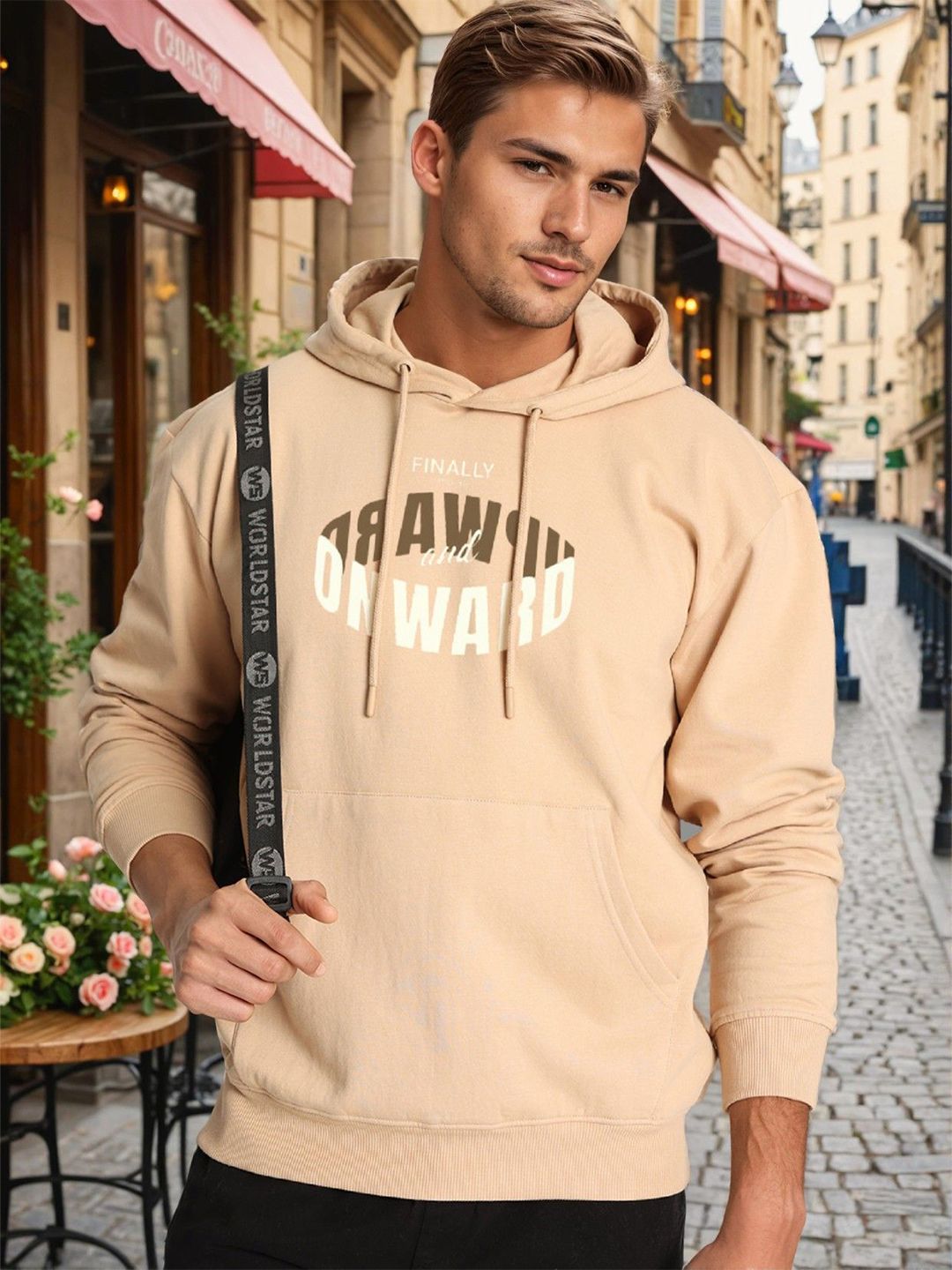Bene Kleed Men Printed Hooded Sweatshirt-picture-38