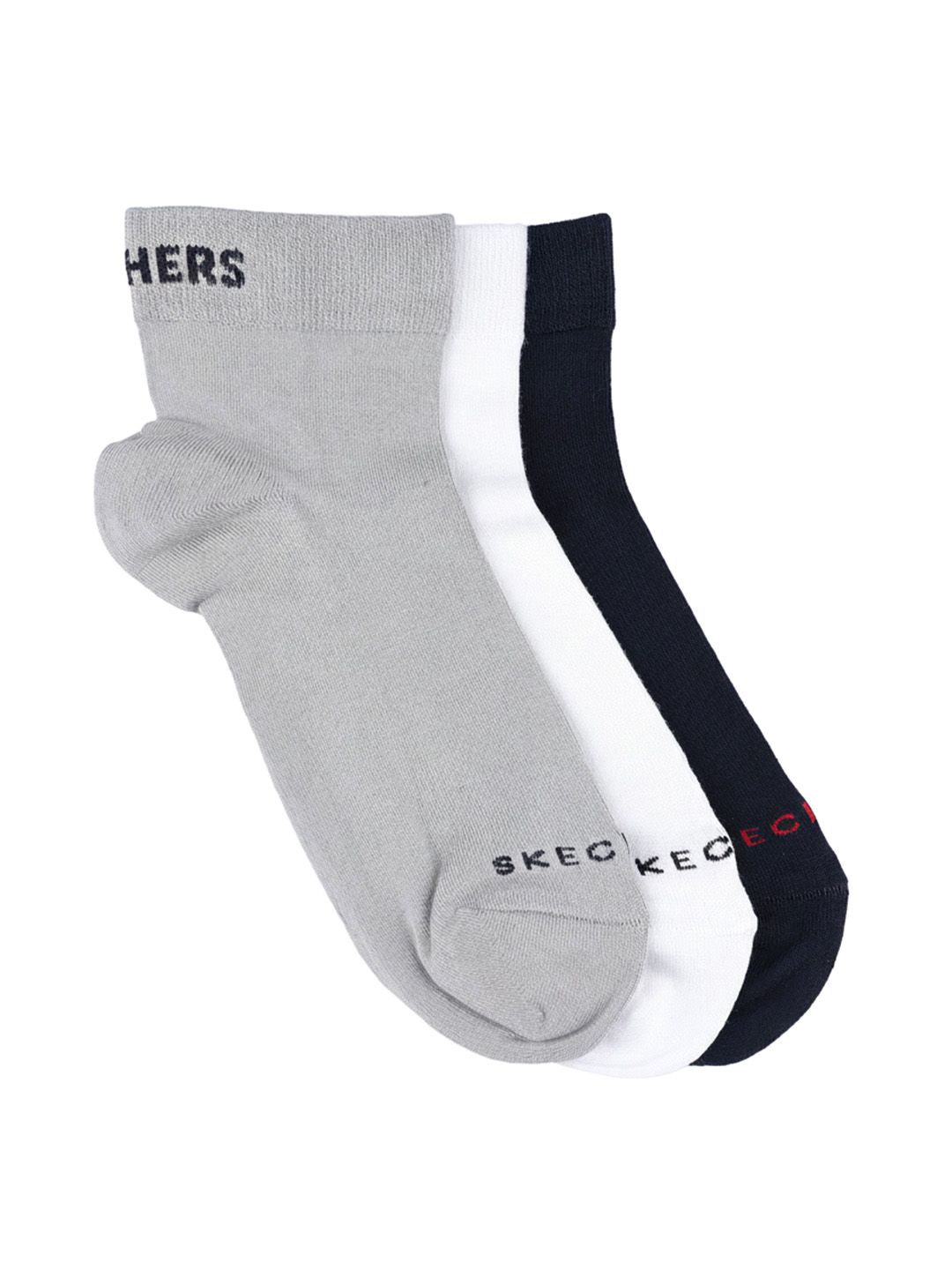 Skechers Men Pack Of 3 Non Terry Bamboo Ank-picture-11