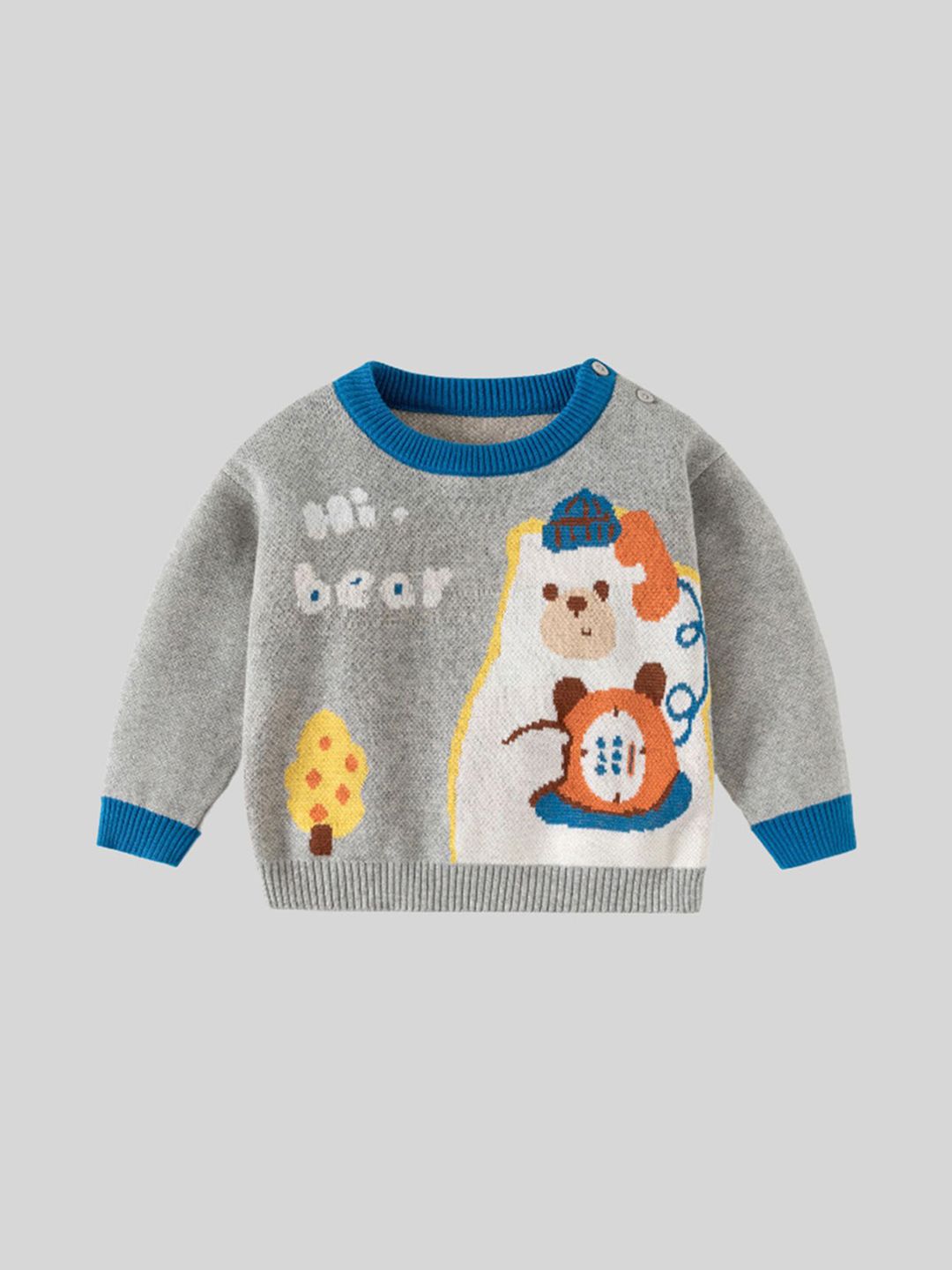 LULU & SKY Boys Graphic Printed Round Neck Long Sleeves Cotton Sweatshirt-picture-16