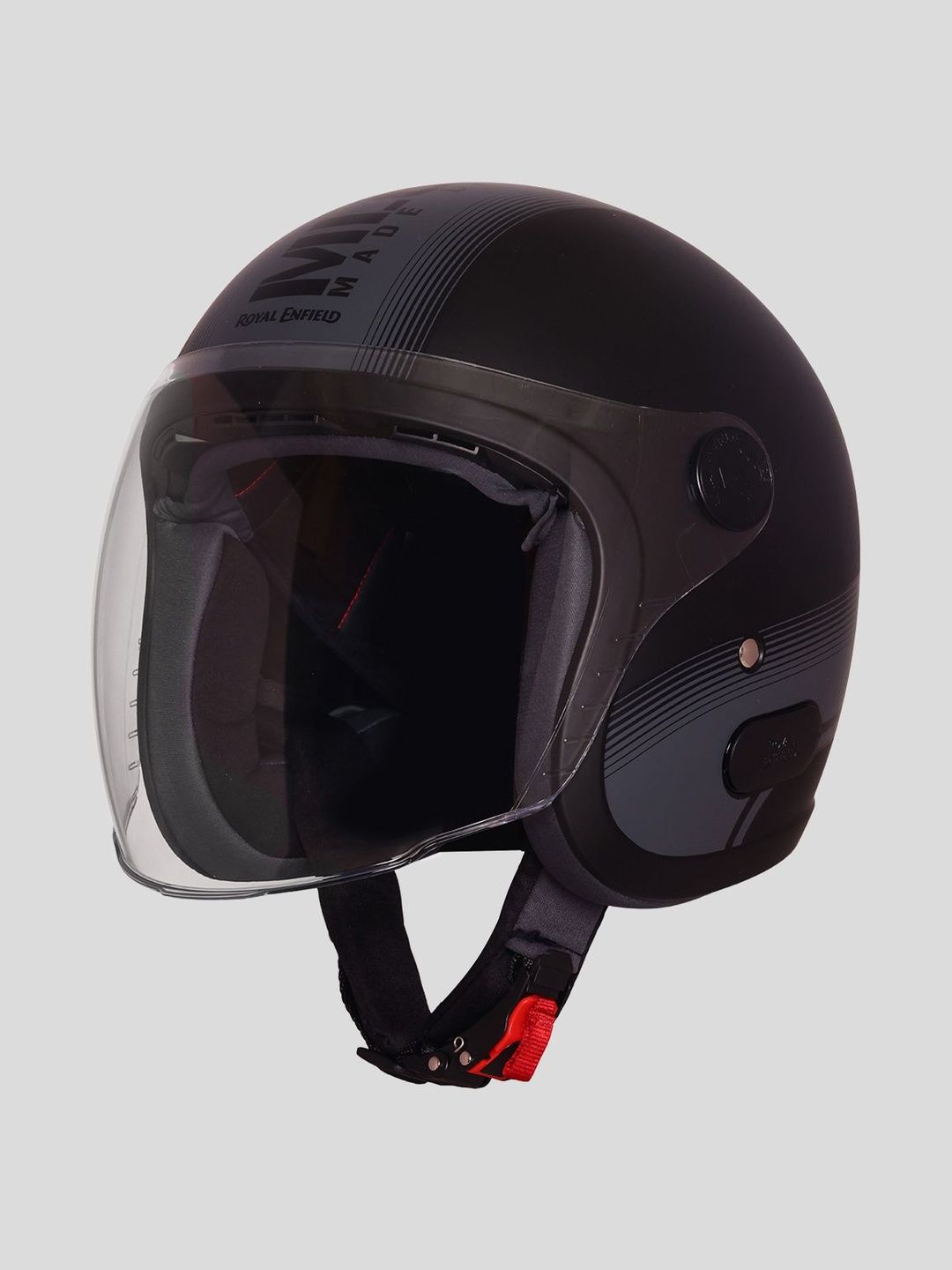 Royal Enfield Graphic Printed Scratch Resistant Open Face Helmet