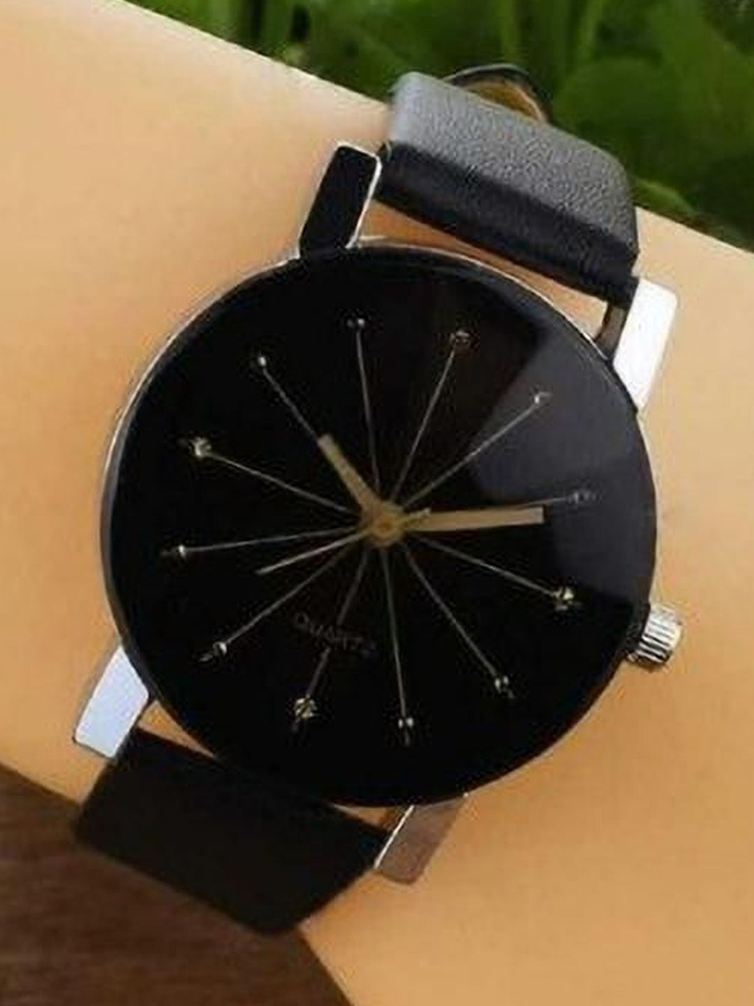 Miss Perfect Unisex Dial & Leather Straps Round Analogue Watch Analogue Fullblackish-image-13