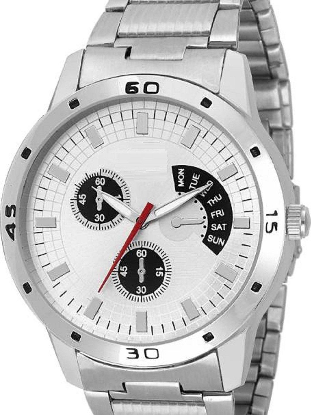 Miss Perfect Unisex Analog Watch 556-Silver-picture-16