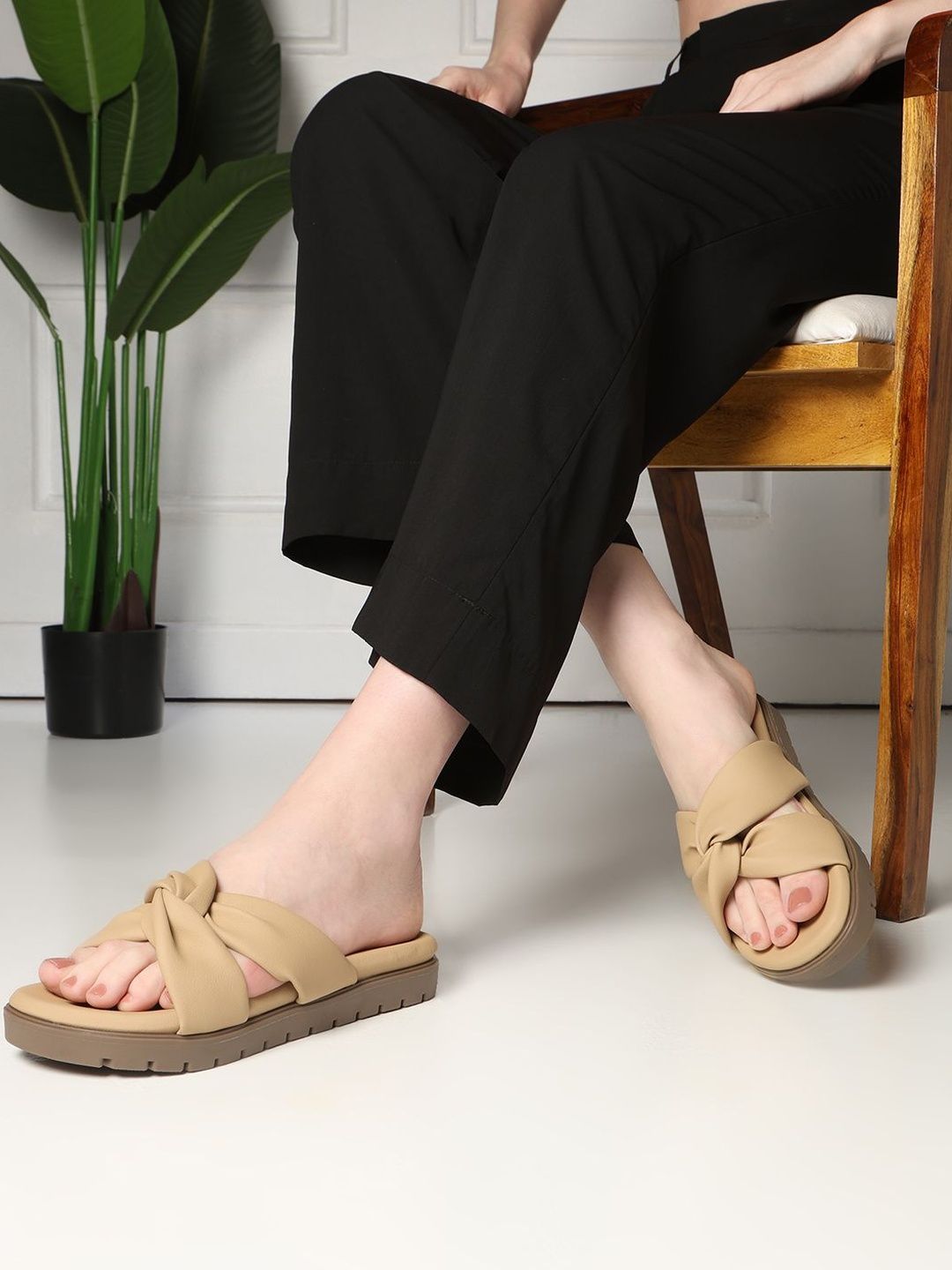 Inc 5 Women Open Toe Flats-picture-40