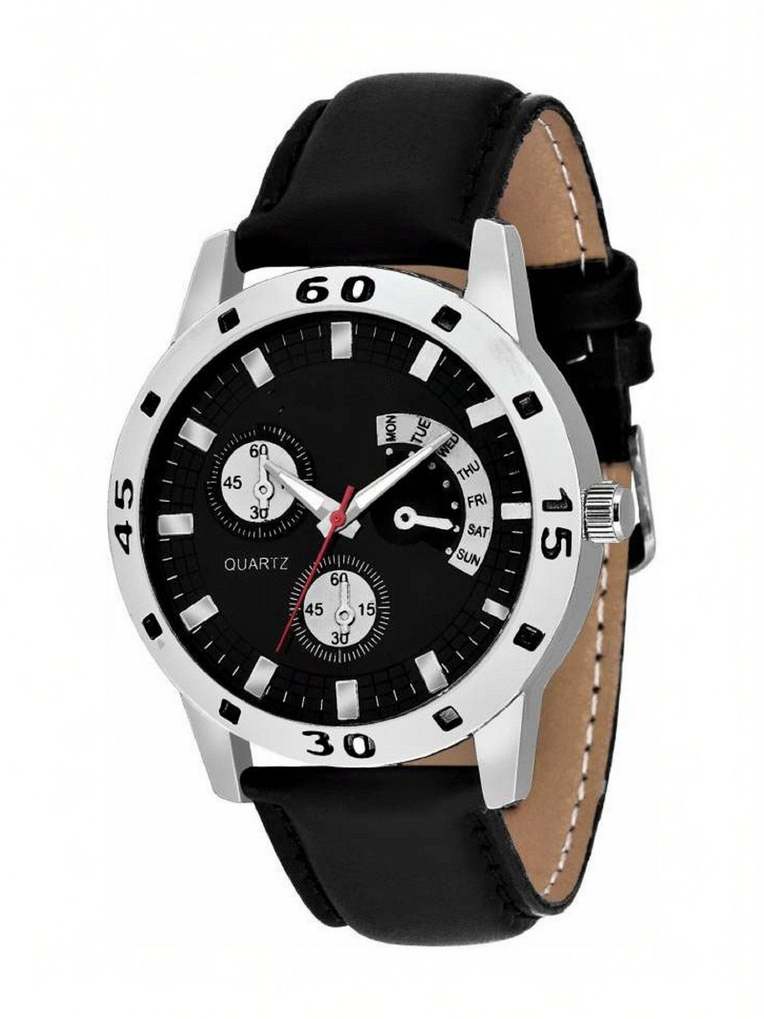 Miss Perfect Unisex Dial & Leather Straps Watch D813-image-43