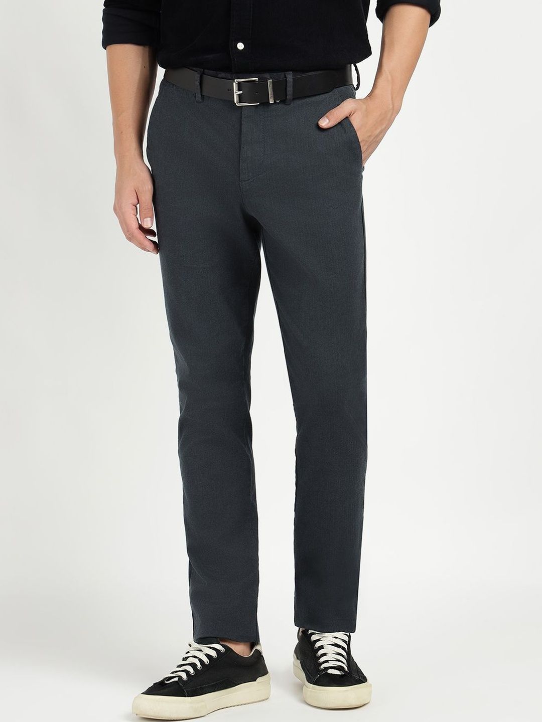 GANT Men Mid-Rise Slim Fit Trousers-picture-37