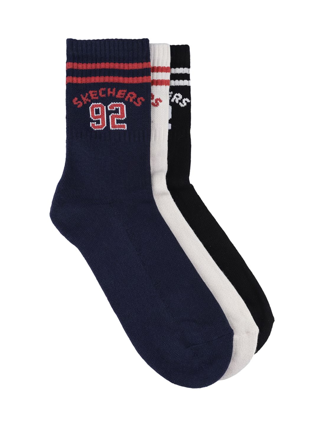 Skechers Men Pack Of 3 92 HALF TERRY CREW