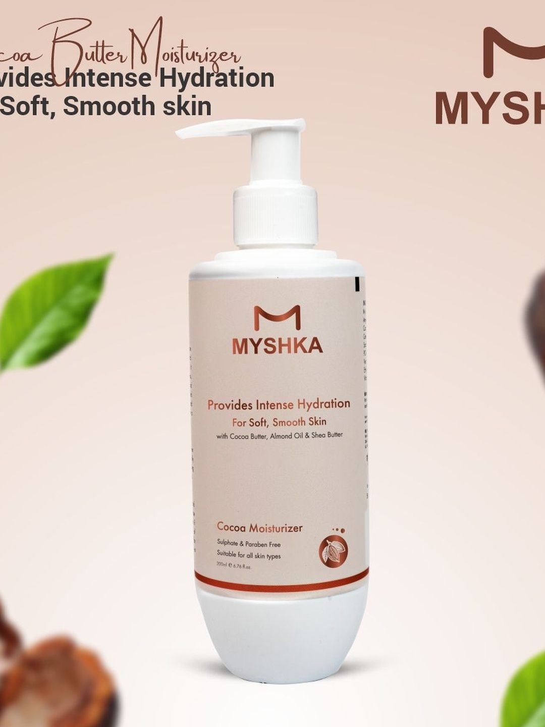 Myshka Cocoa Rich Moisturizing Body Lotion With Shea Butter - 200 ml