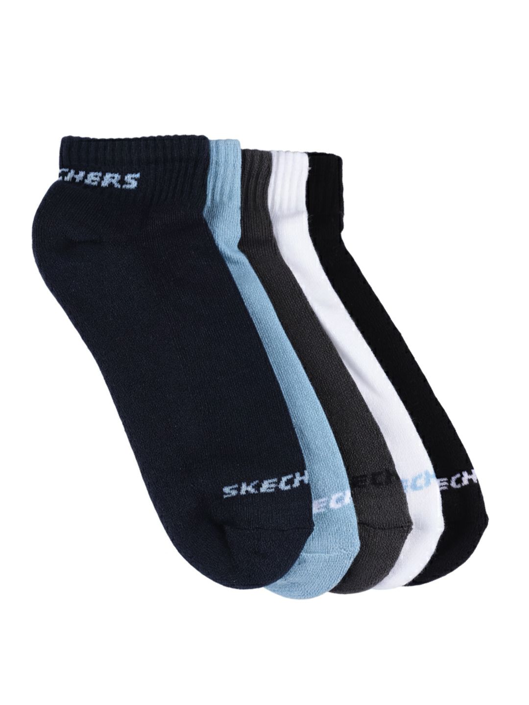 Skechers Men Pack Of 5 HALF TERRY ANK-image-39