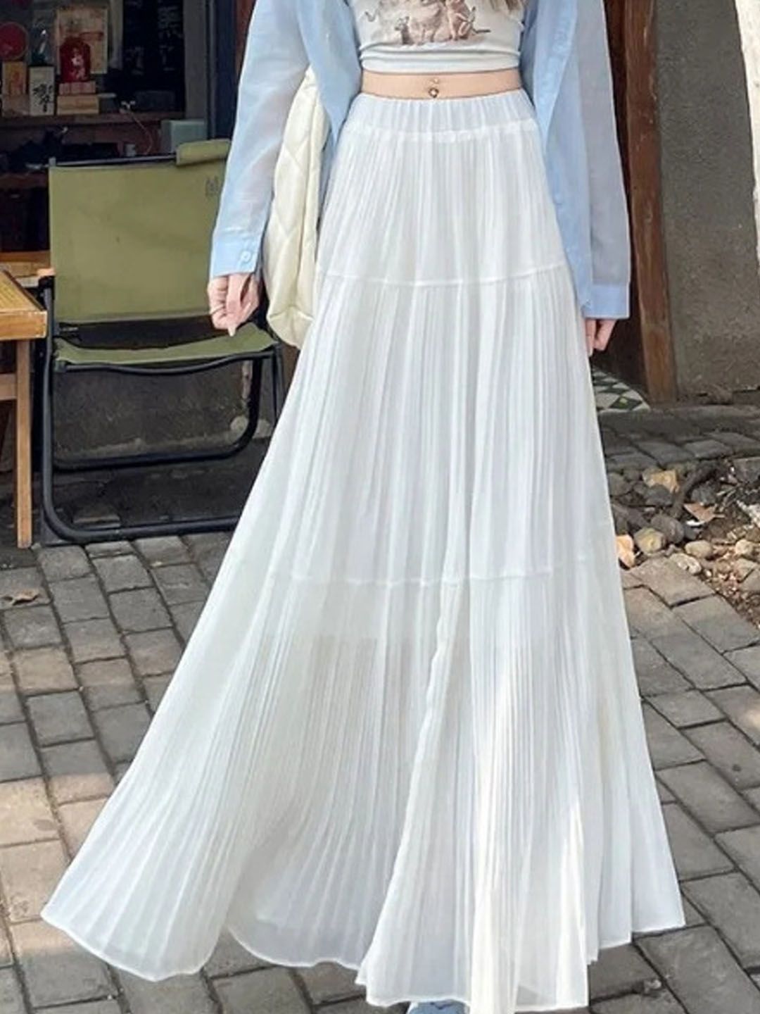 StyleCast Flared Maxi Skirts-picture-45