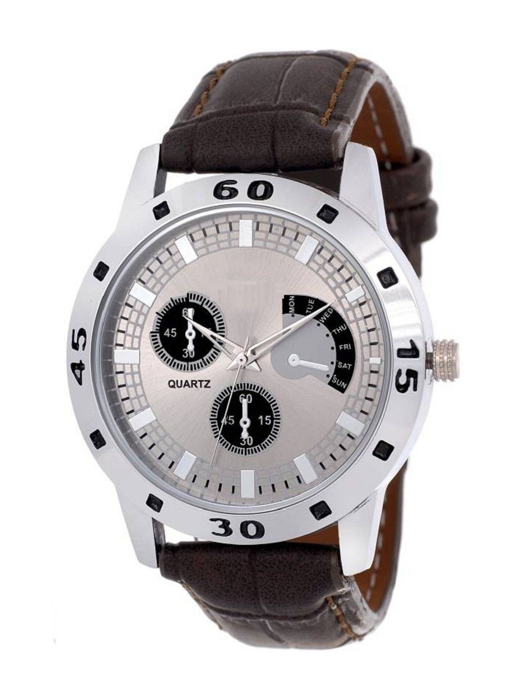 Miss Perfect Unisex Dial & Leather Straps Analogue Reset Time Watch 304-image-26