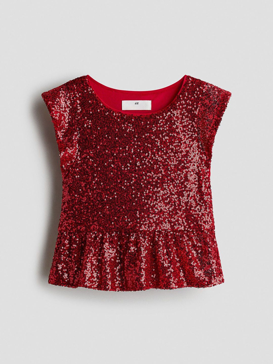H&M Sequined Peplum Top-picture-42