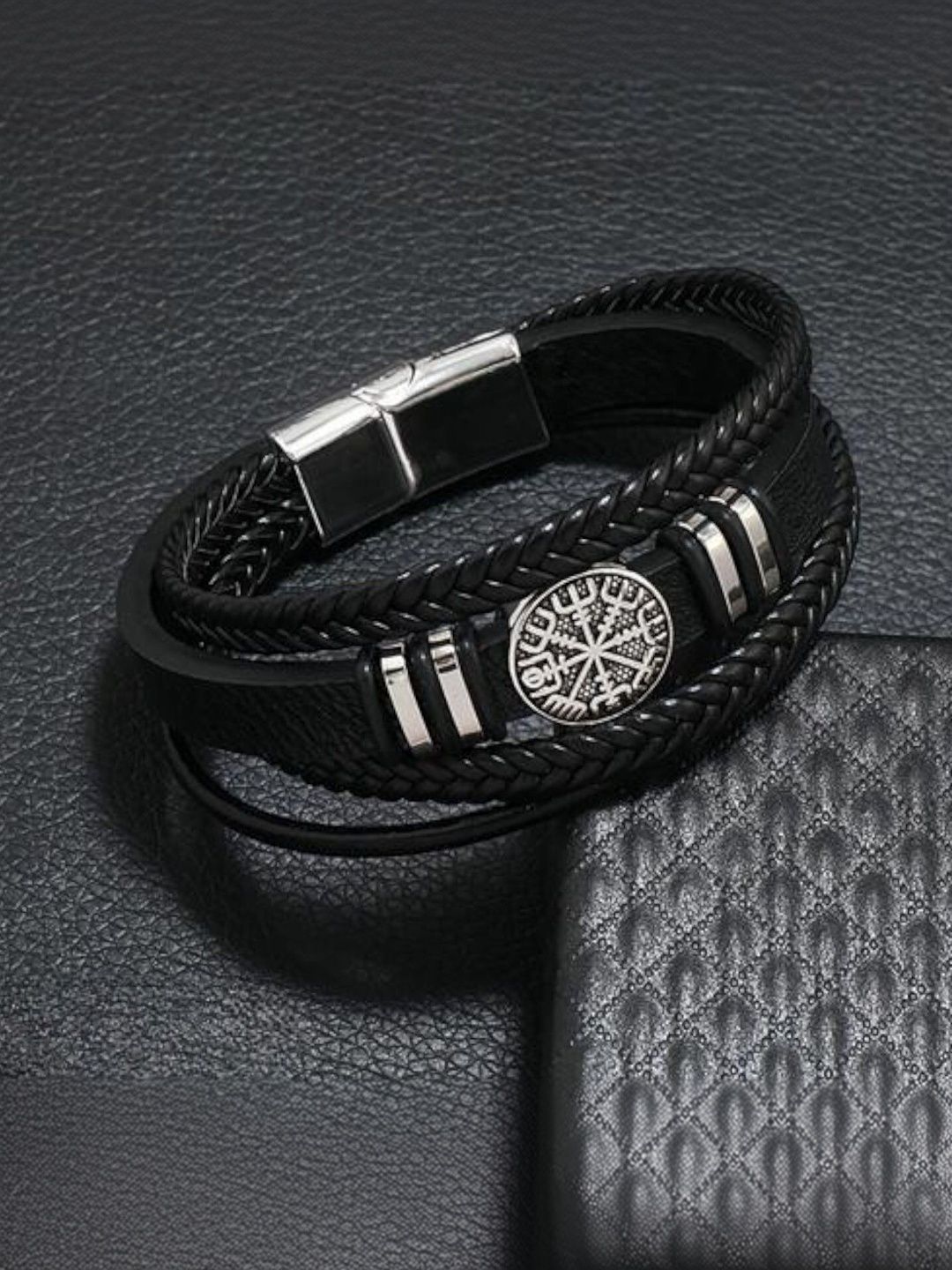 kazare Men Leather Multistrand Bracelet-picture-43