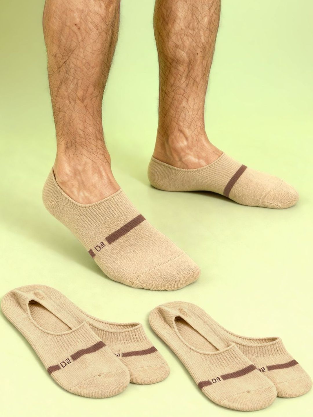 DAMENSCH Men Pack Of 3 Aloe-Soft No-Show Socks-image-20