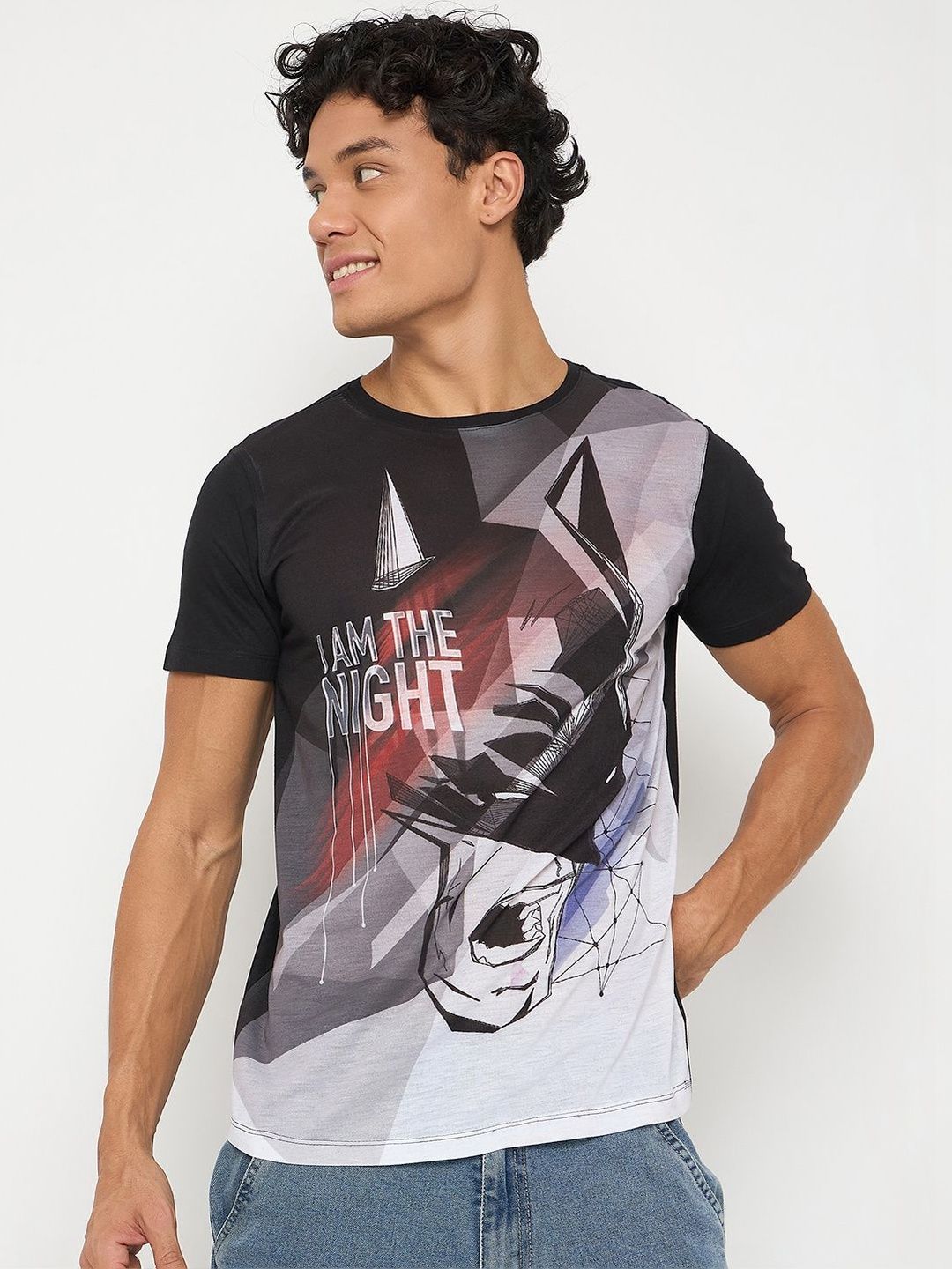 Wear Your Mind Men Batman Printed T-shirt-picture-24