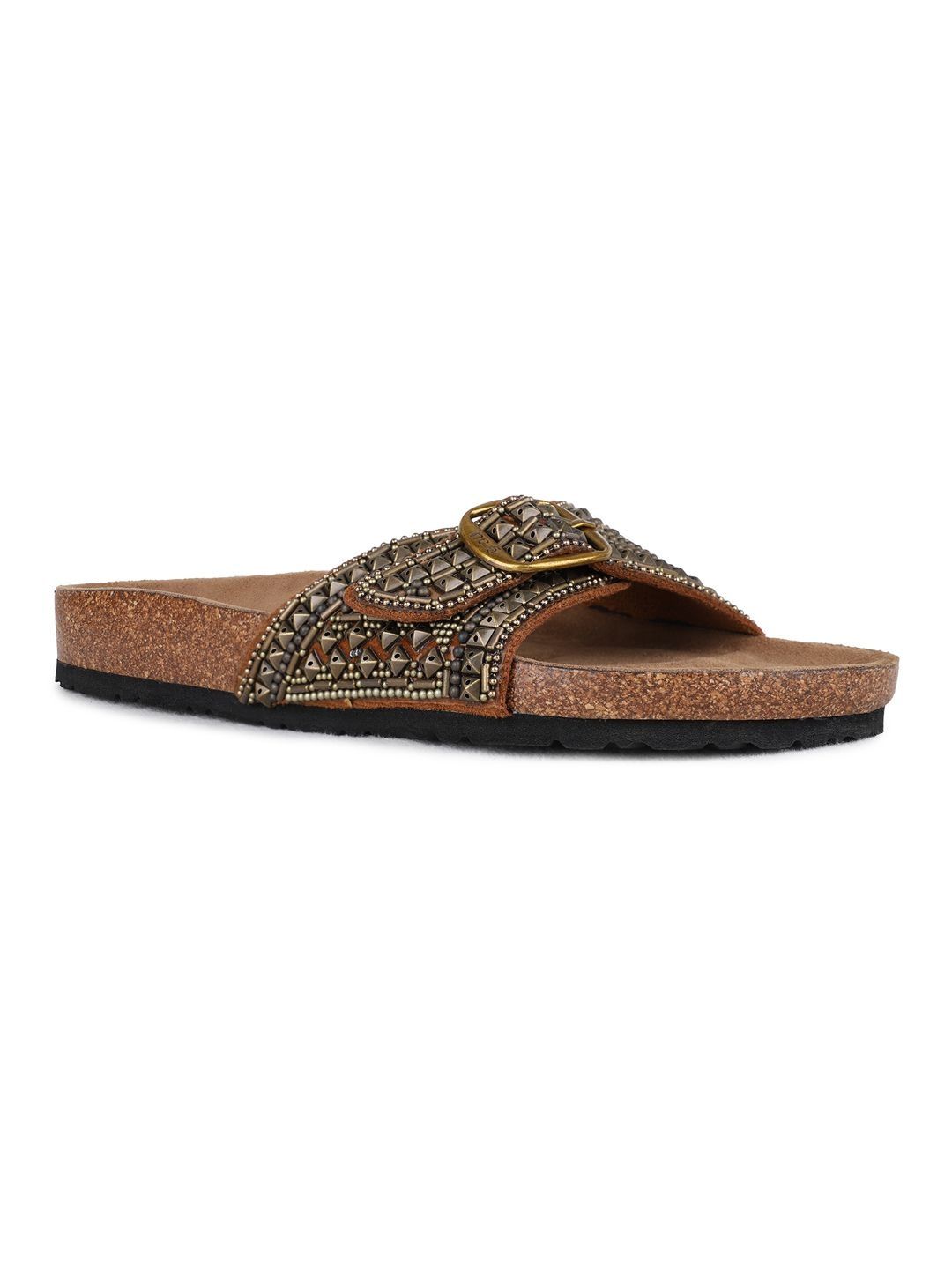 Inc 5 Women Embellished Open Toe Flats-picture-36