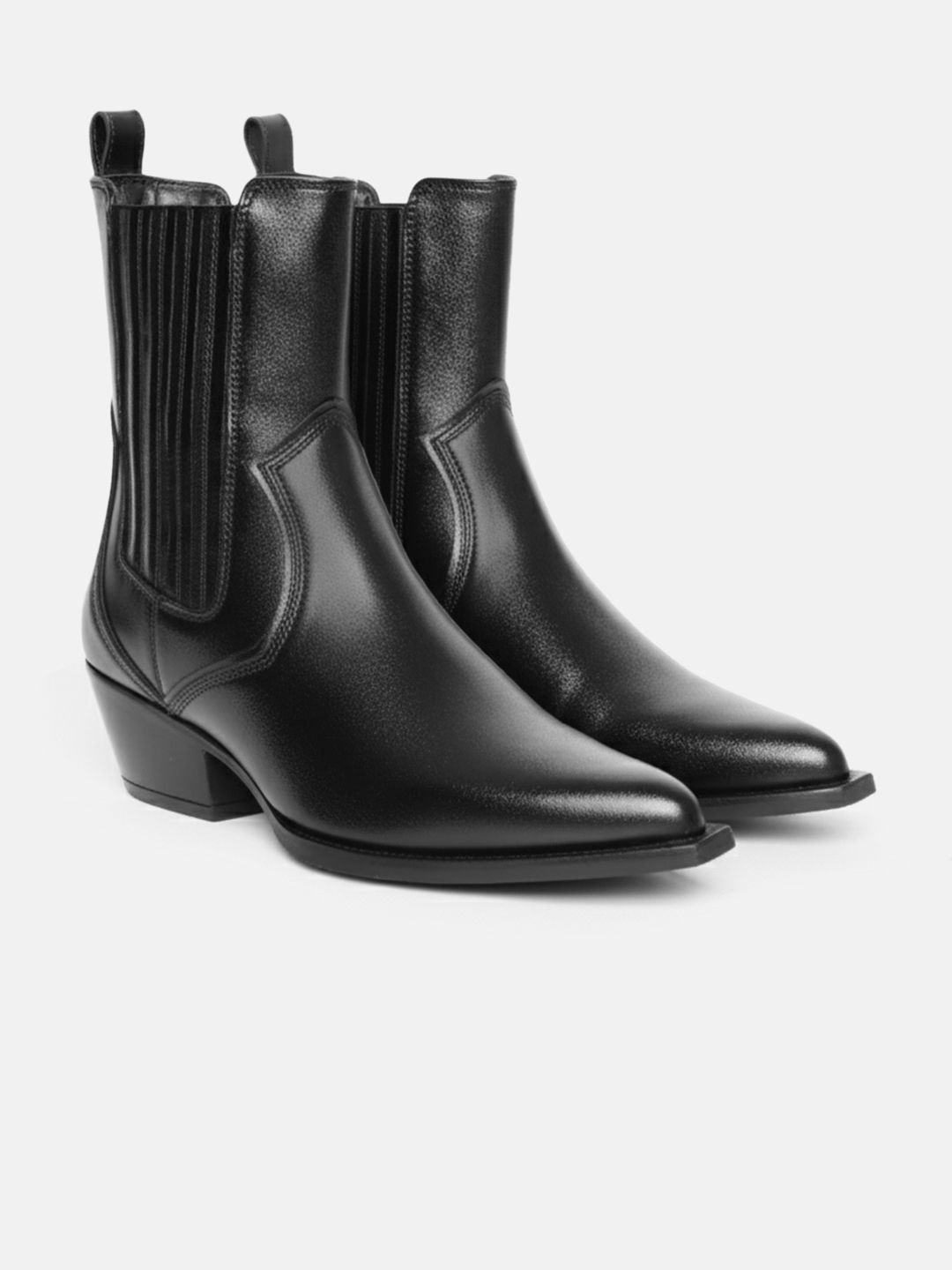 The Roadster Life Co. Women Block Heels Solid Boots-picture-21