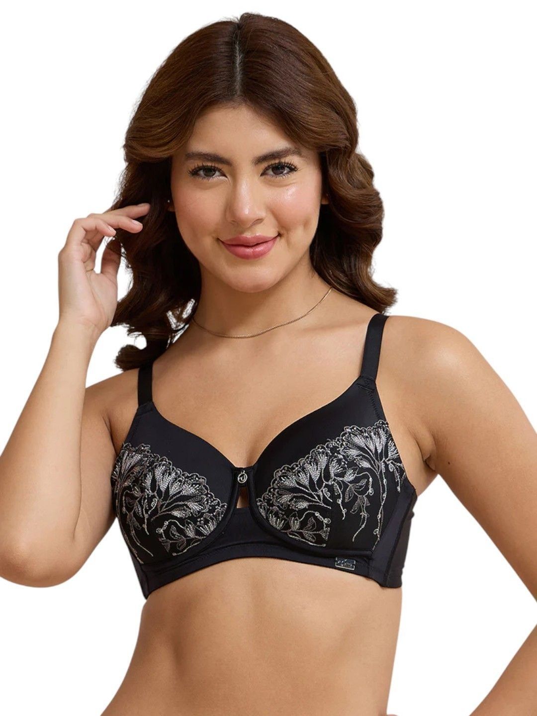 Amante Floral Bra Full Coverage Lightly Padded-picture-17