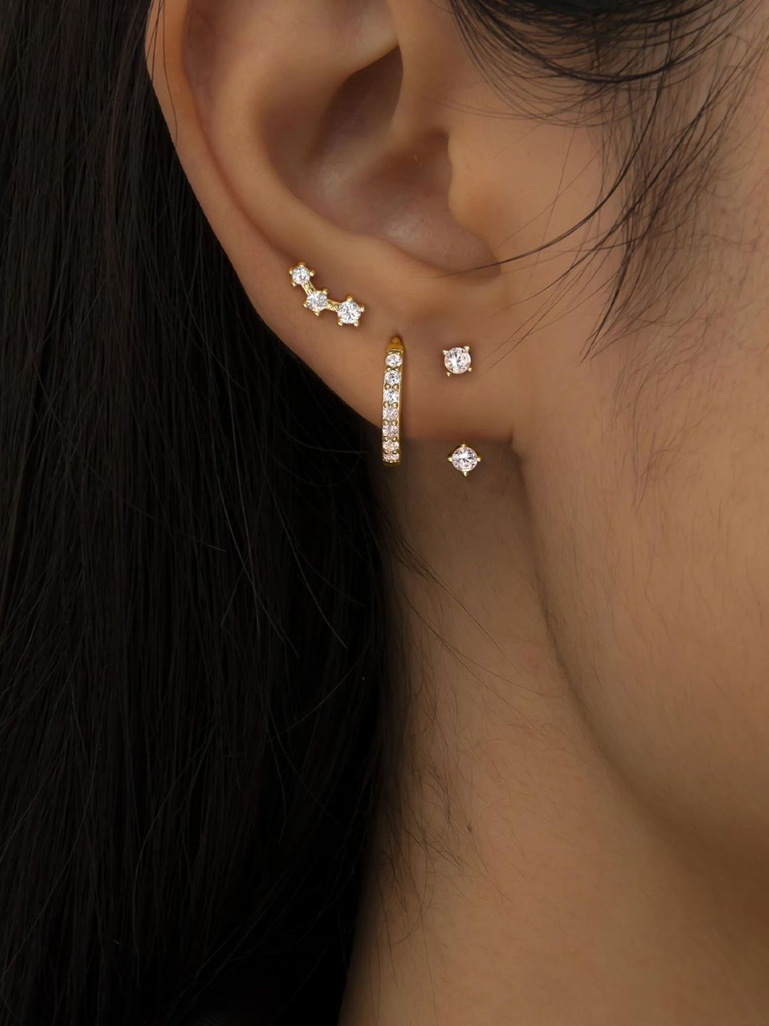 VAMA Contemporary Studs Earrings-picture-19