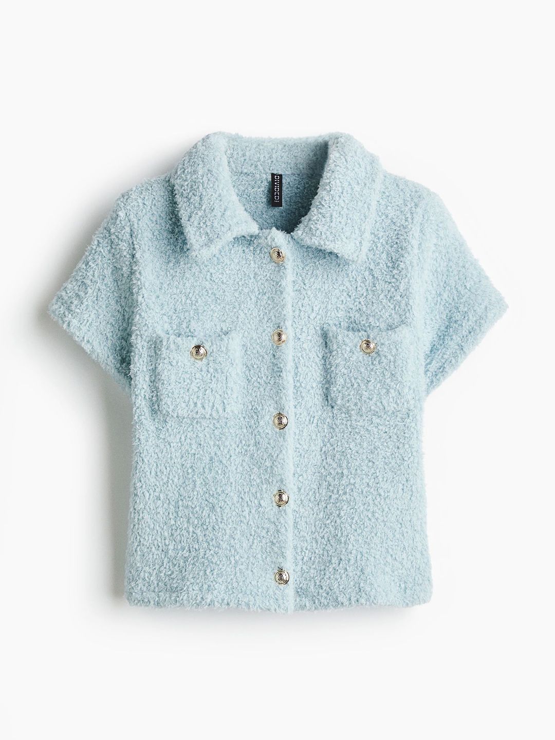 H&M Short-Sleeved Teddy Cardigan-picture-16