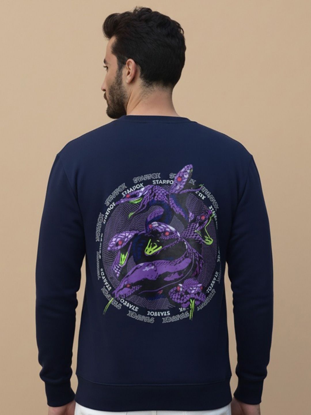 STARFOX Men Graphic Printed Round Neck Pullover Sweatshirt-picture-51