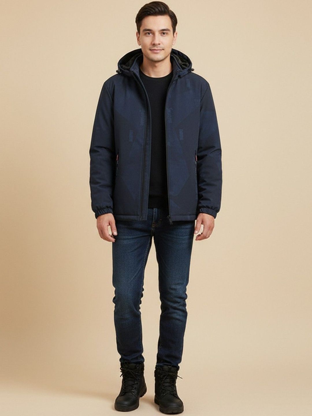 Mast & Harbour Men Camouflage Puffer Jacket-picture-35